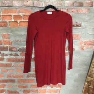 Aritzia - Red Sweater Dress